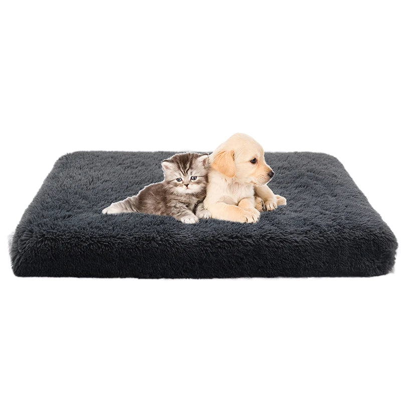 Soft Plush Dog Mat – Washable Cushion Bed in 4 Sizes