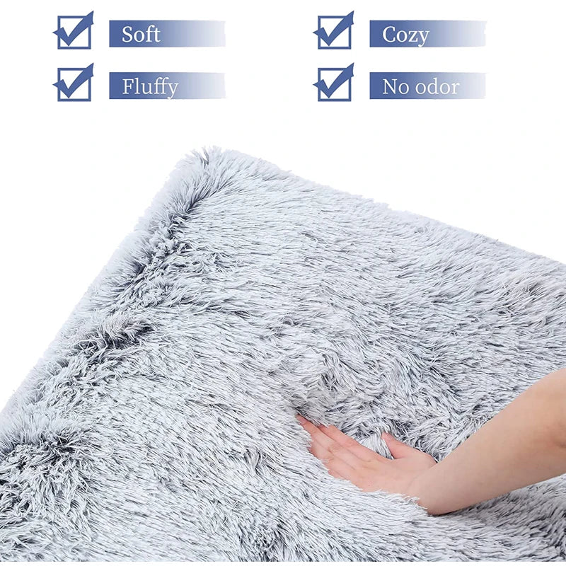 Soft Plush Dog Mat – Washable Cushion Bed in 4 Sizes